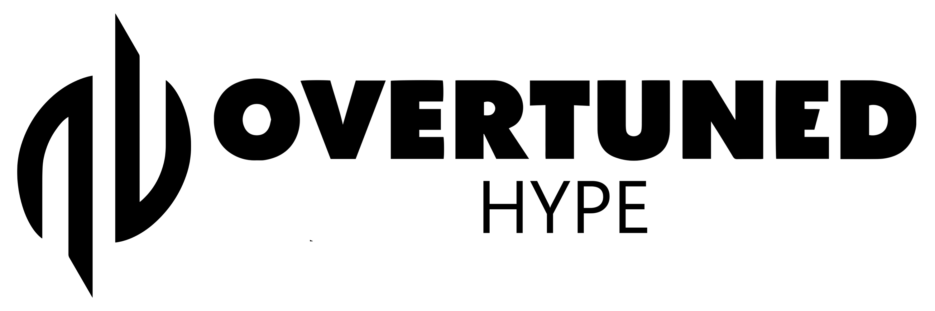 OVERTUNED HYPE WIDE LOGO BLACK 2